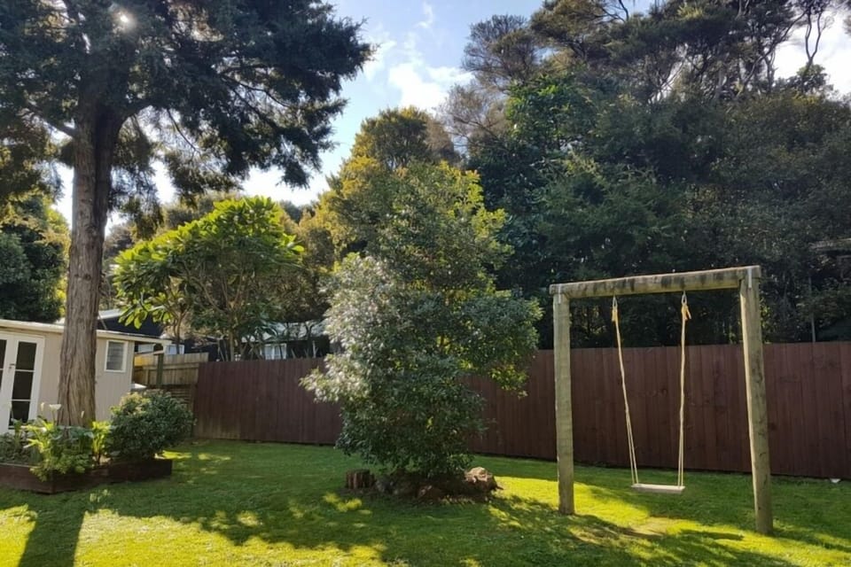 Backyard and Swing