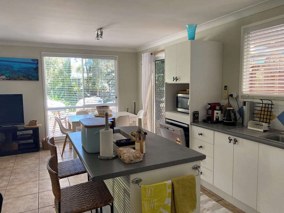 kitchen and dining