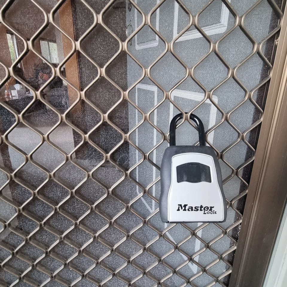 Lockbox at Front door