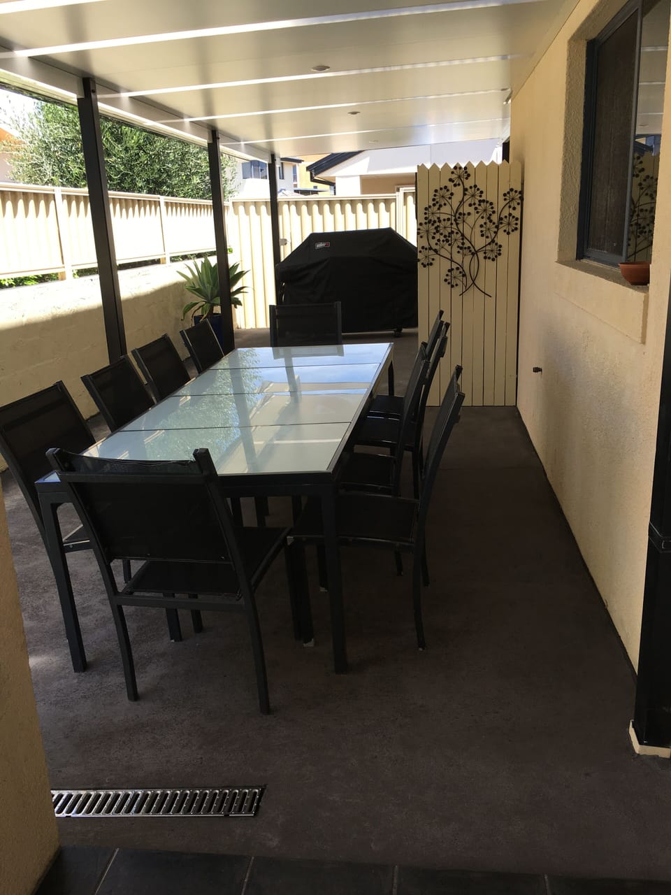  Outdoor dining table 