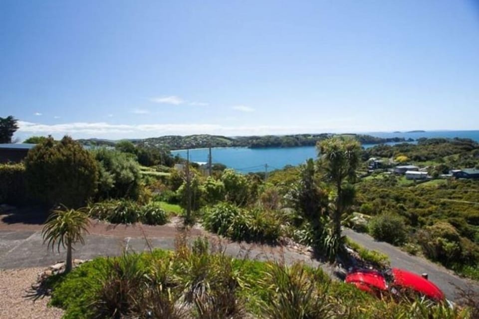 View from Oneroa holiday house Waiheke