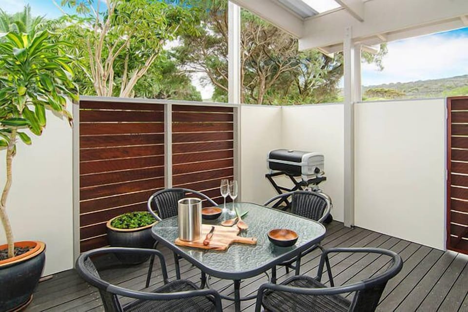 Studio Courtyard with gas BBQ