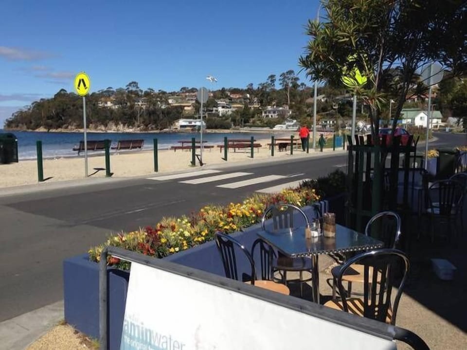View from the coffee shop 200 meters walk