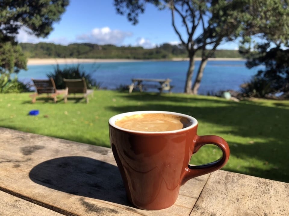 Italian espresso machine means your own seaside cafe