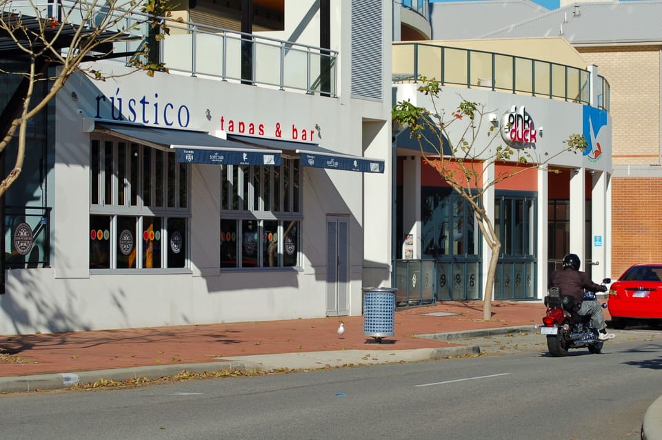 Tapas bar on foreshore.