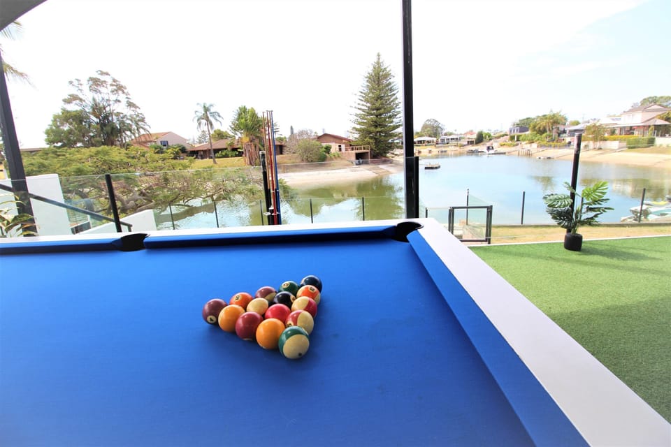 Outdoor Pool Table with a view!