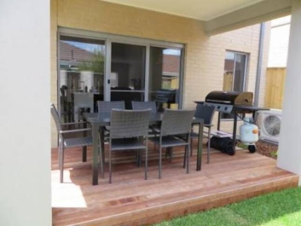 Undercover outdoor dining area
