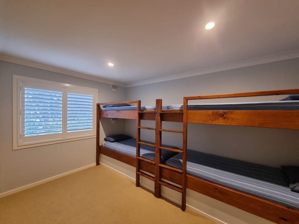Bunk bedroom is perfect for children 