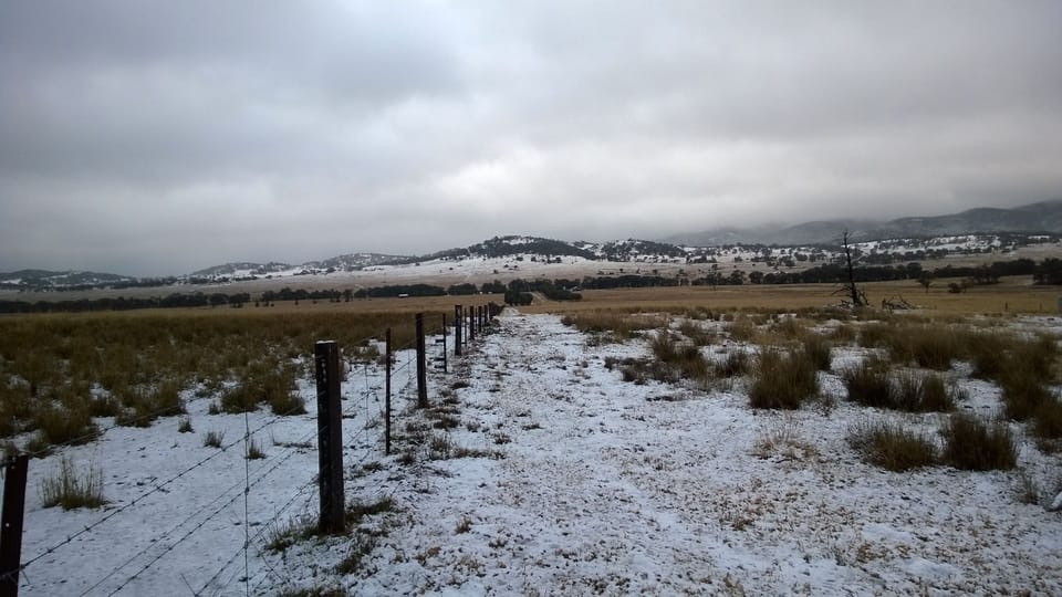 Chilly winter snow!