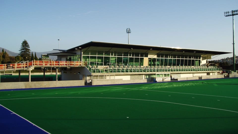 A 10 minute drive to the Tasmanian Hockey Centre