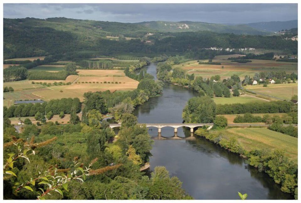 River Dordogne viewed from the esplanade at Domme