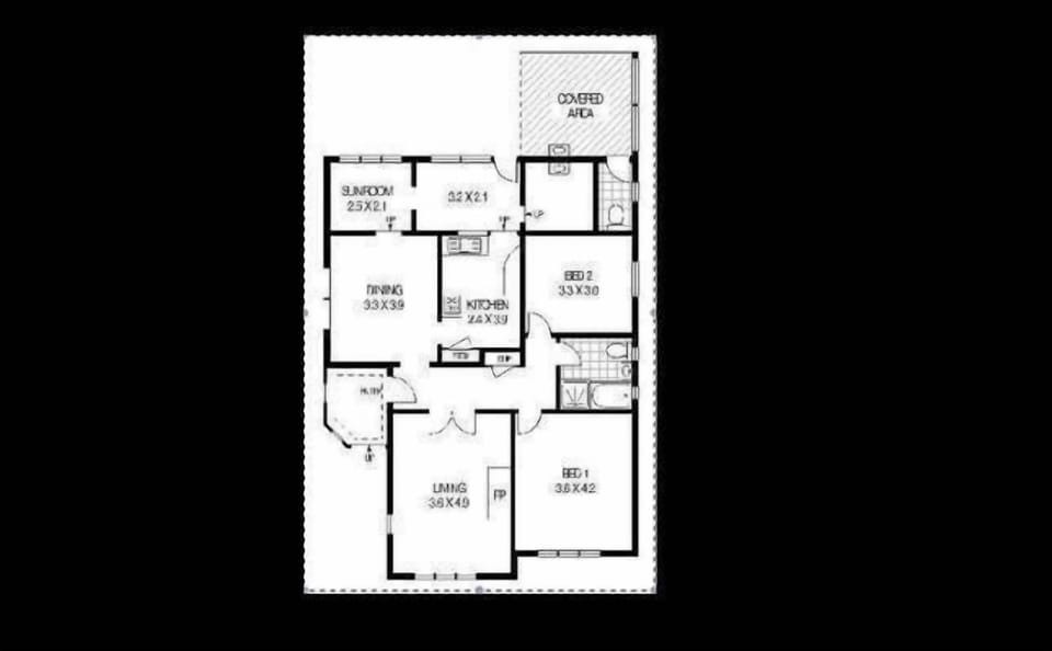 Layout of main residence