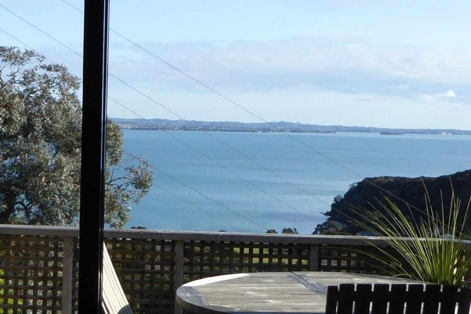 View from the open plan living space
