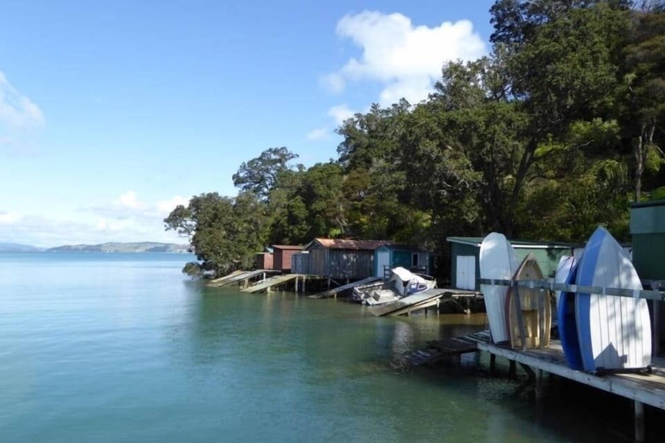 Rocky Bay boatsheds