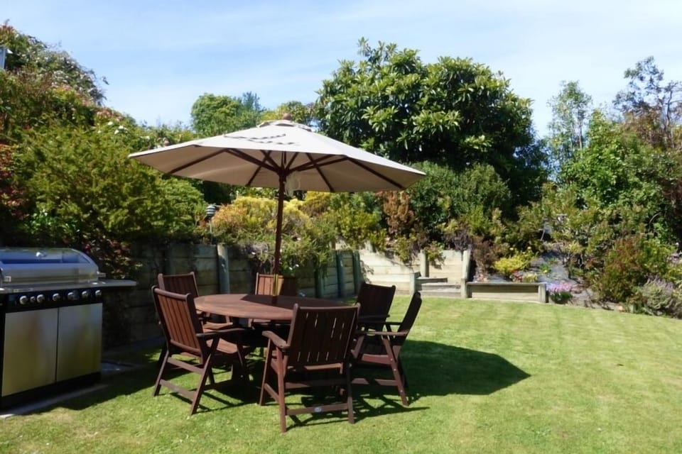 outside BBQ area