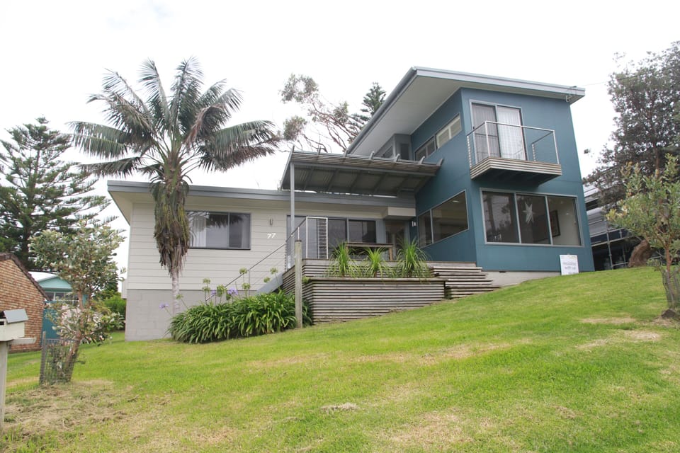 Street view of the house. 
