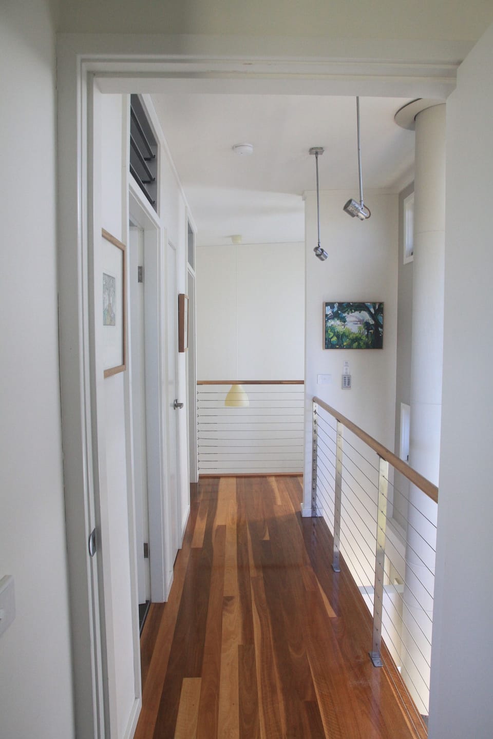 upstairs gallery. 