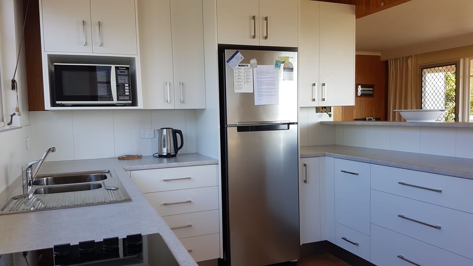 Plenty of cupboards, drawers and bench space