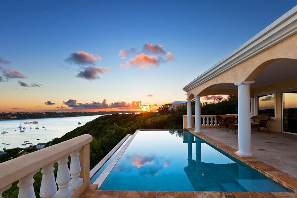 Beautiful Sunset Views from the Pool Deck