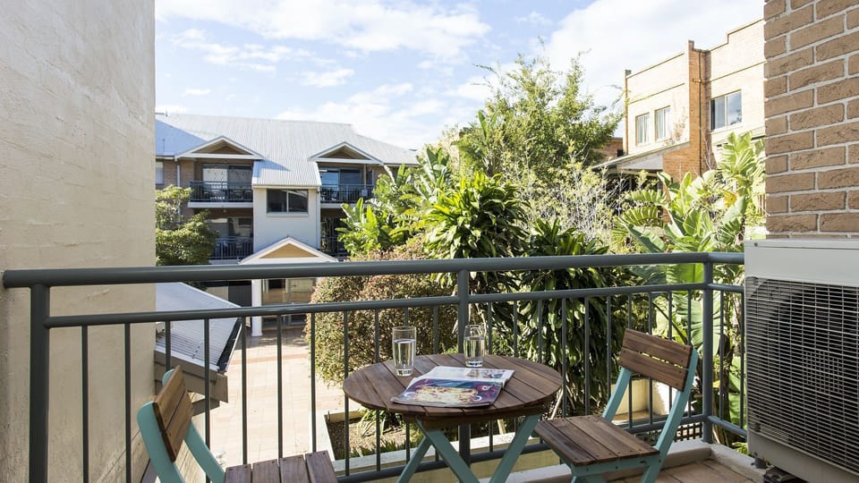 Balcony off living room