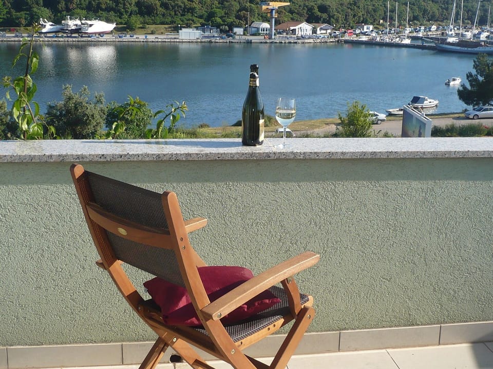 view from balcony