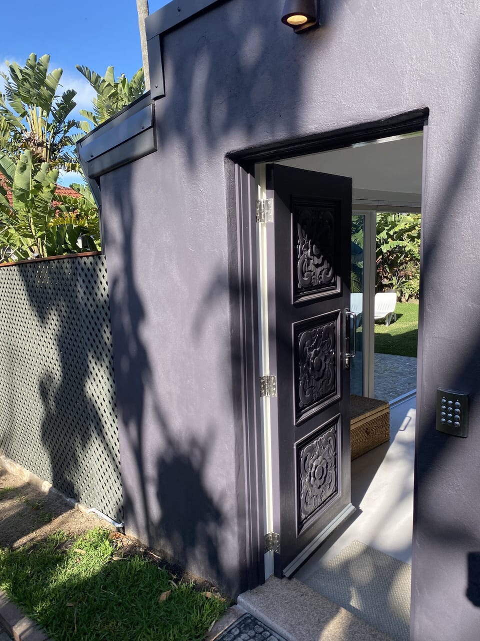 Private front entrance