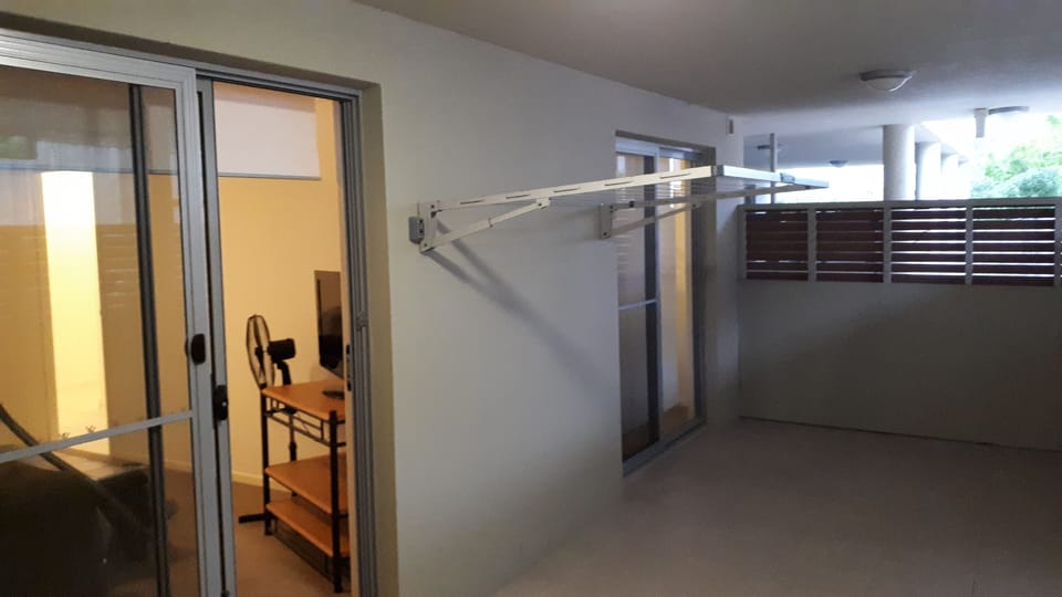 Key Safe next to cloths line