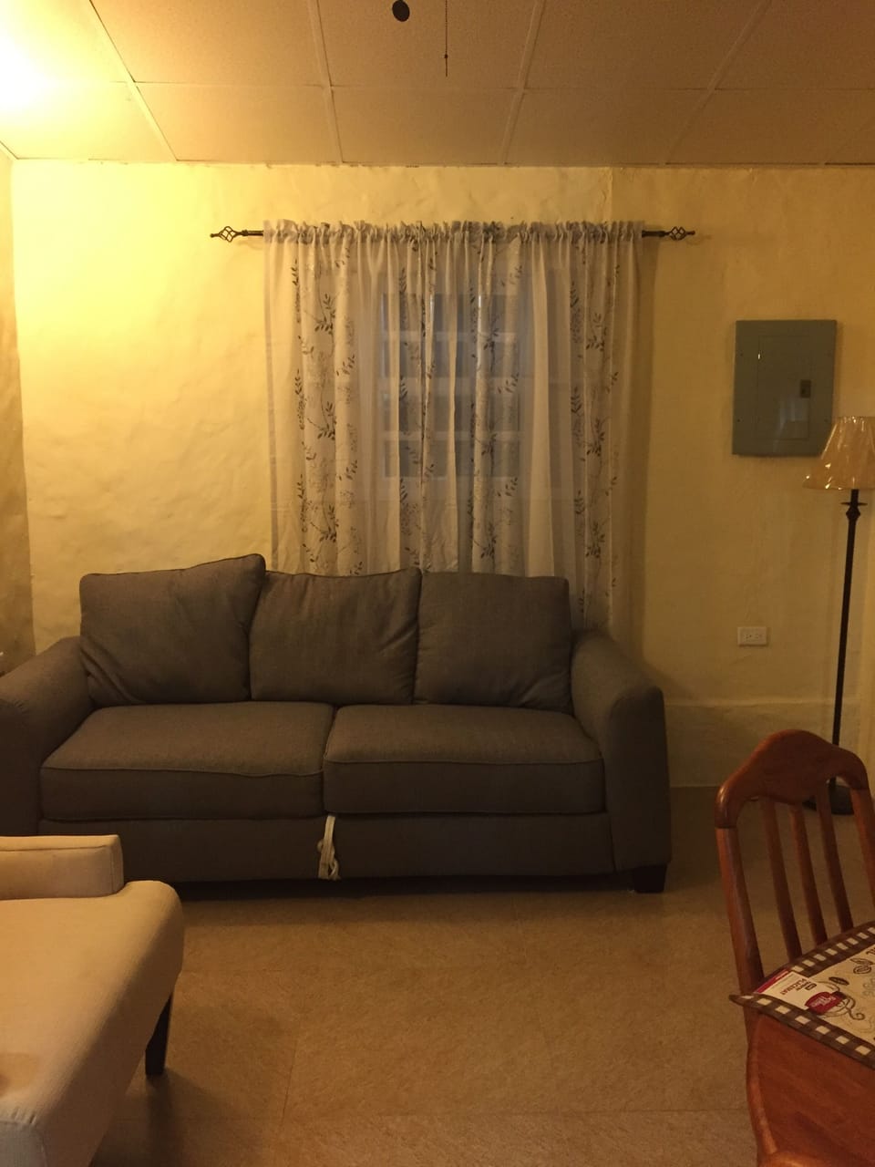 Queen Sleeper Sofa in Living/Dining area