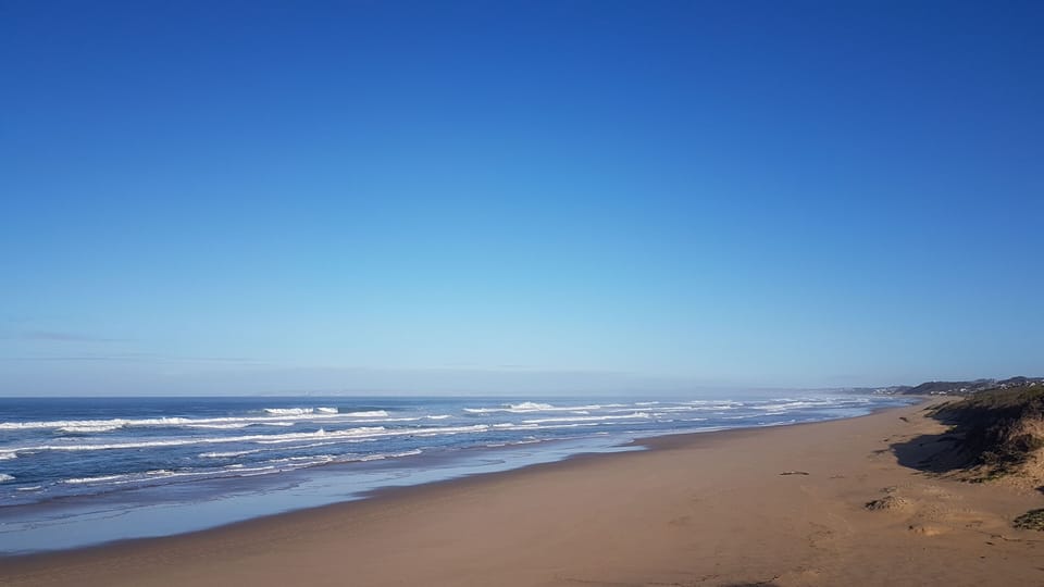 Long white sandy beaches
