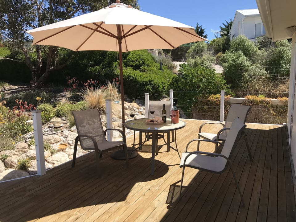 entertain on the rear sun deck
