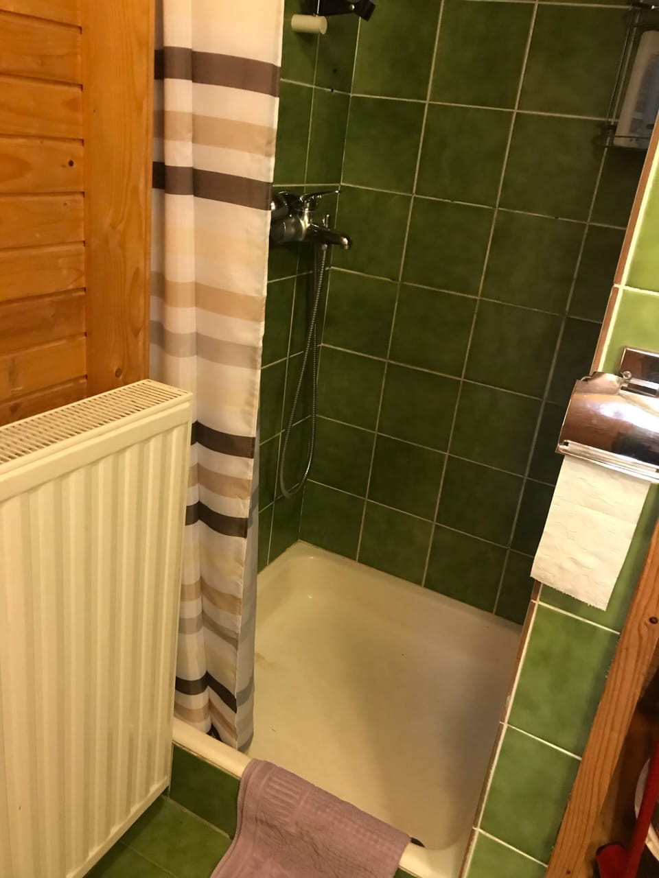 Bathroom with toilet and shower