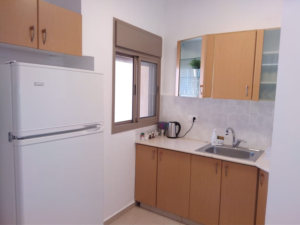 the kitchen