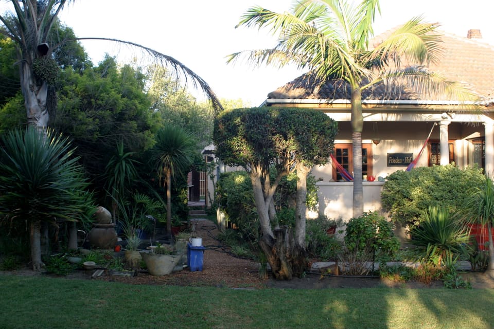 The garden leading onto the private patio and room. 