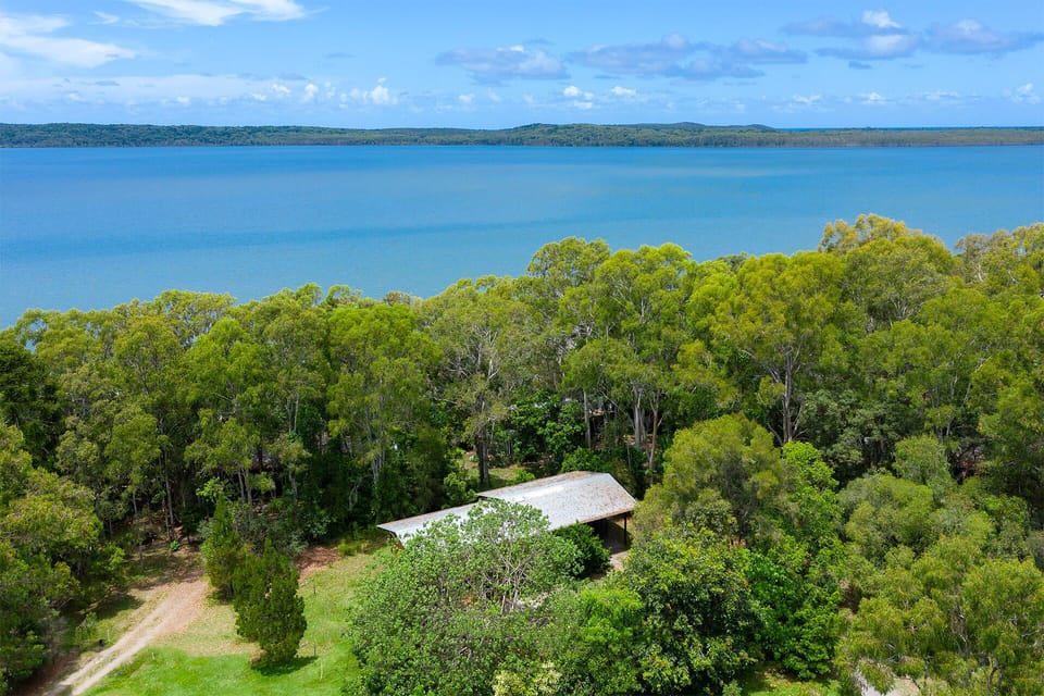 Weyba Lakehouse aerial shot