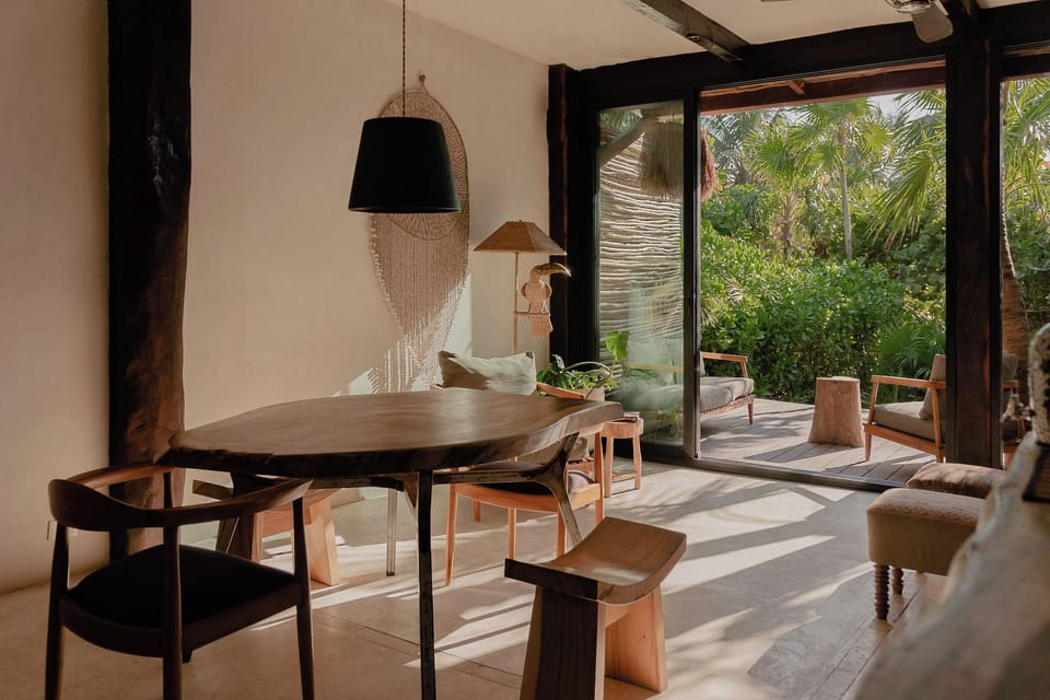 Dining table.
