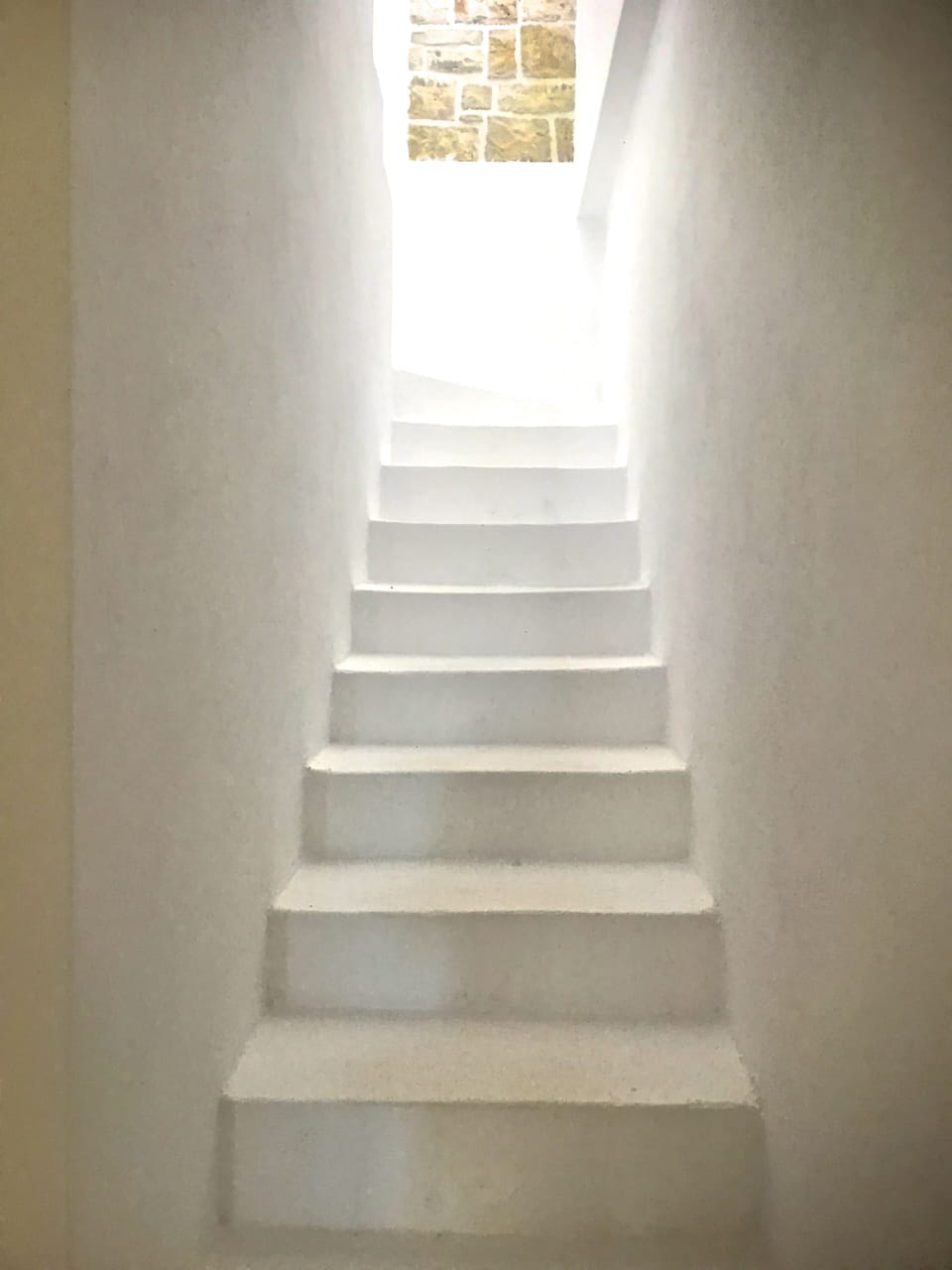 Stairs in the Pool House lading to the Master Suite