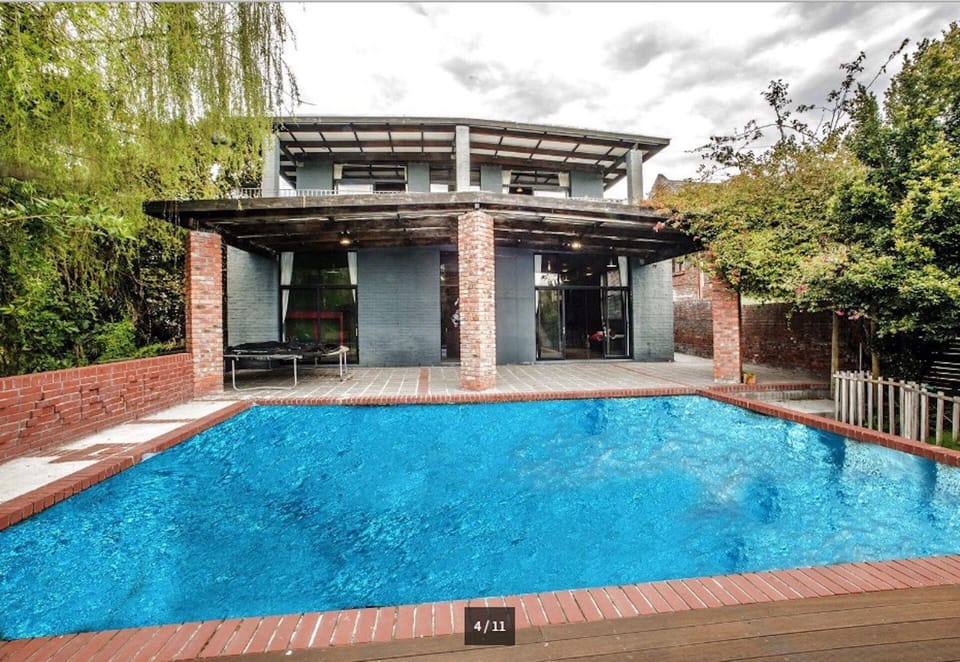 You have the top level with access to the pool area. We live downstairs.