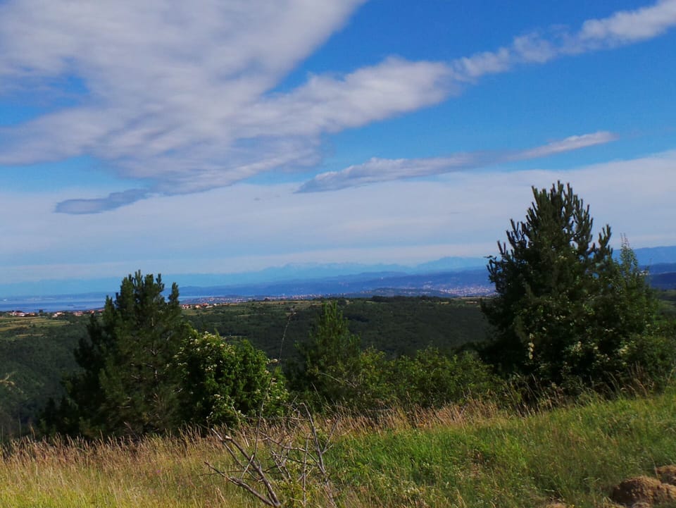 walks and hikes, views on Trieste, Italy