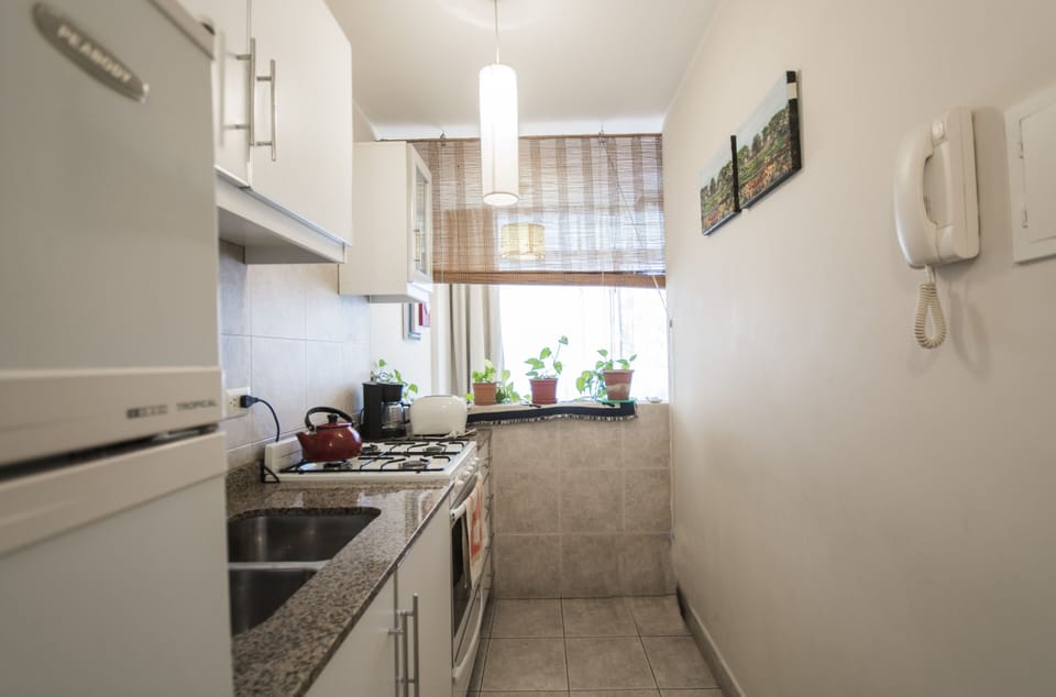 Cocina con lavarropas