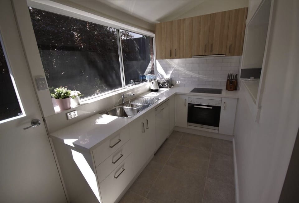 New kitchen with Miele appliances and dishwasher