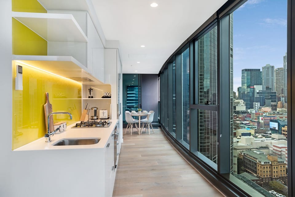 Kitchen leading to Dining area