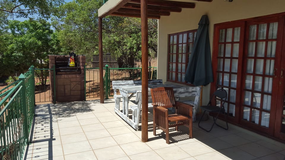 BBQ area with outdoor dining area.
