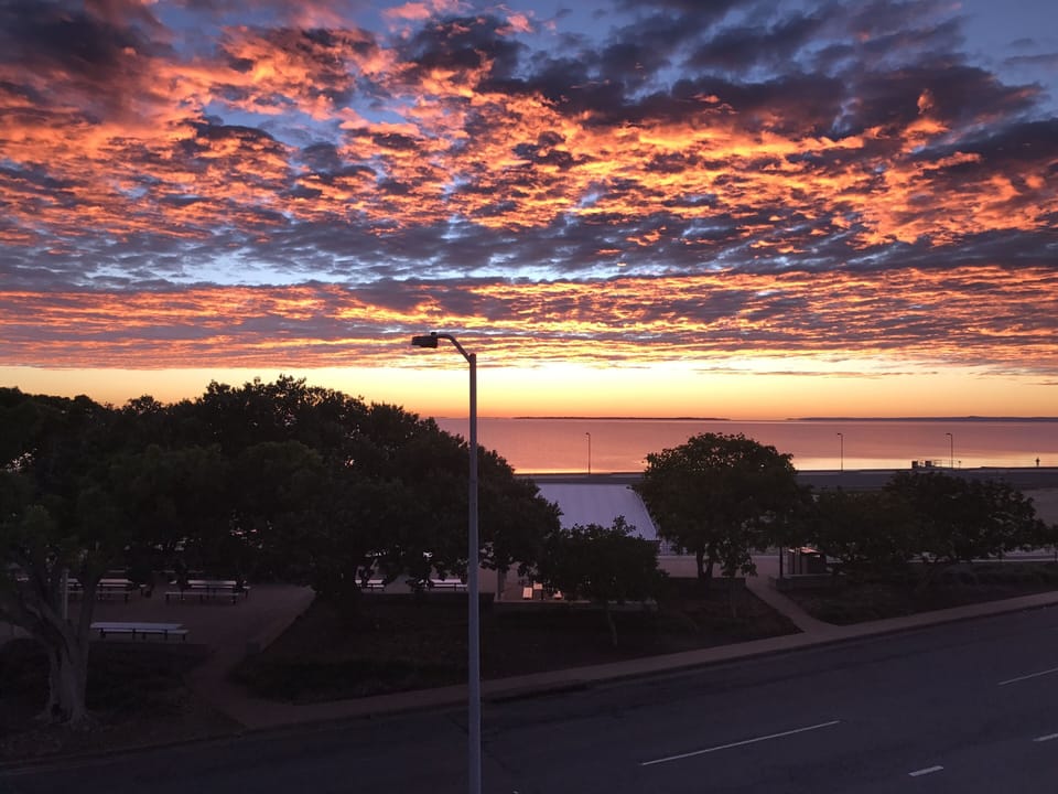 Sunset - view from Balcony