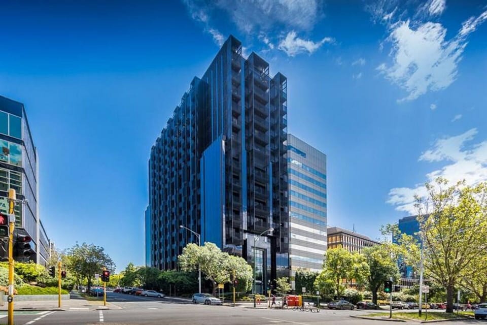 Apartment building exterior 