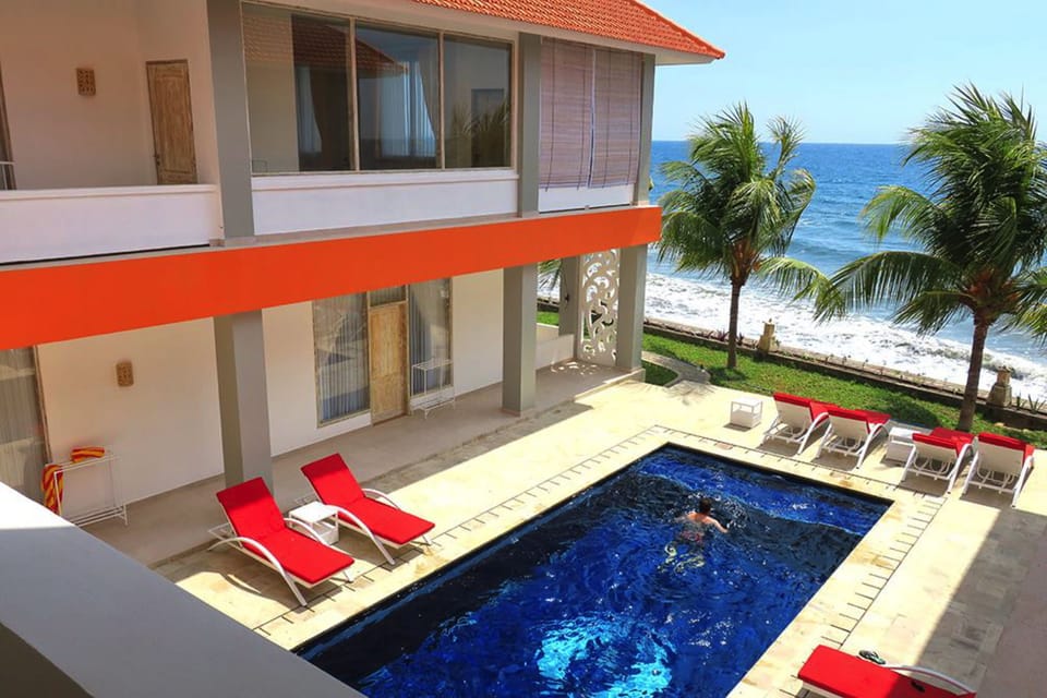 11-bedroom beachfront compound