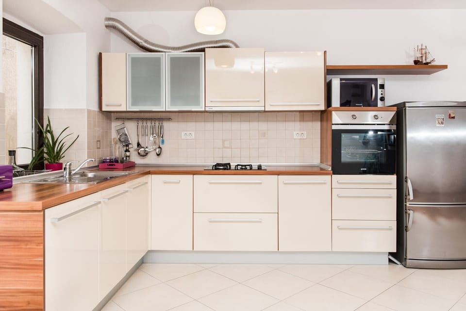 kitchen on second floor apartment