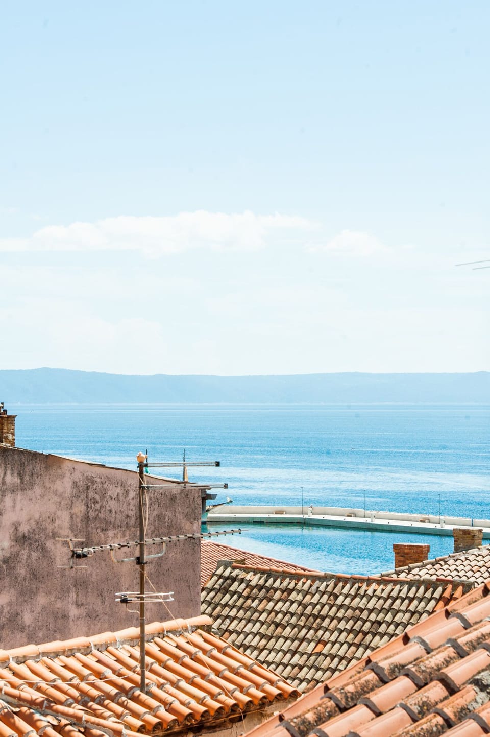 view on sea from one bedroom