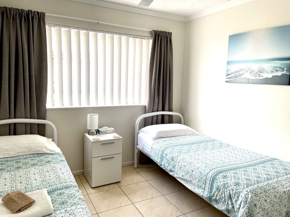 Single beds bedroom