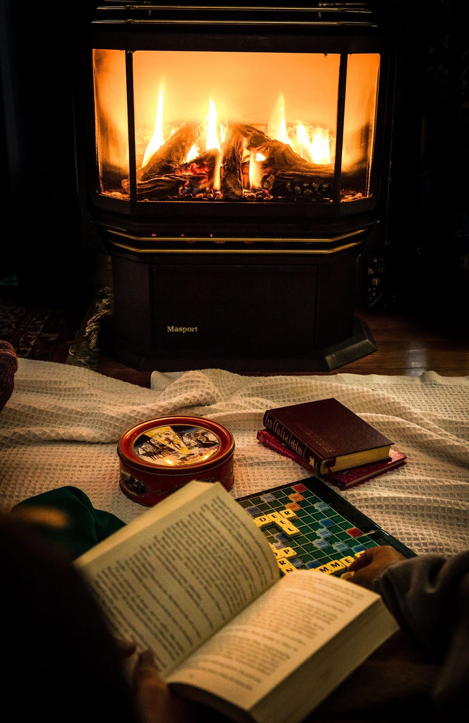 lovely cosy fireplace