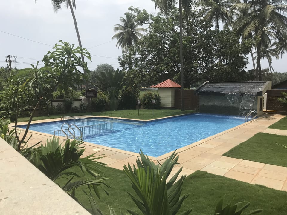 Apartment complex pool